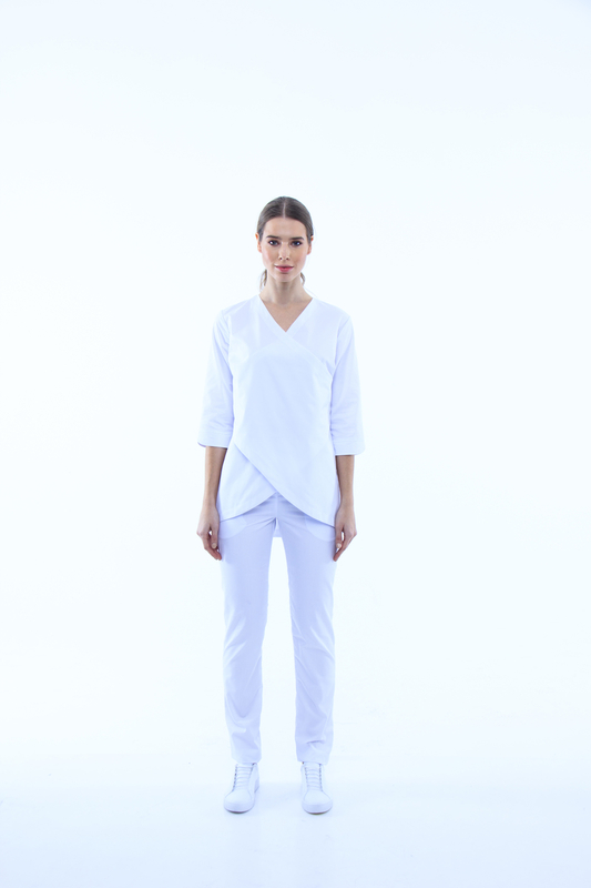 Traje médico 40187 Blanco