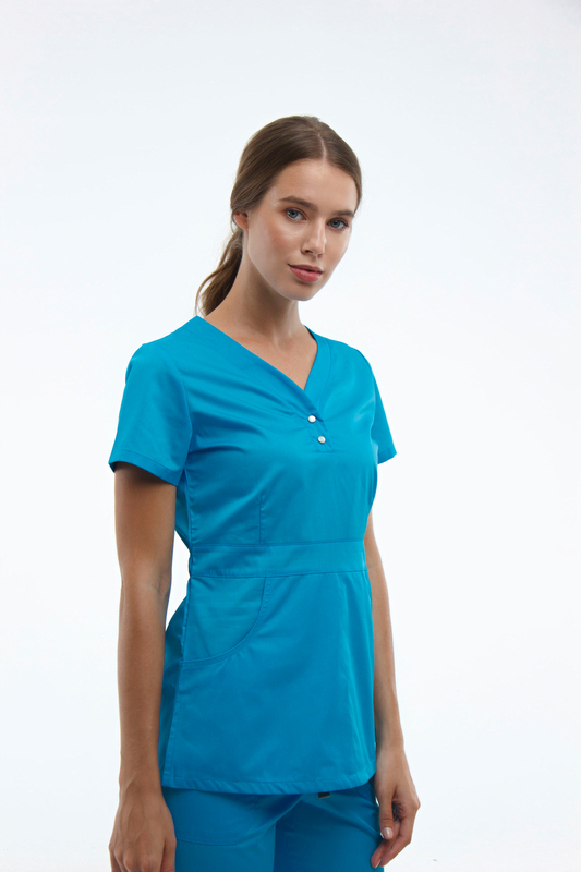 Traje médico 1181 Azul