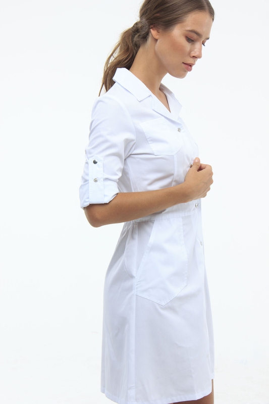 Medical gown 106 White