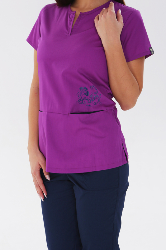 Top médico 18 Morado