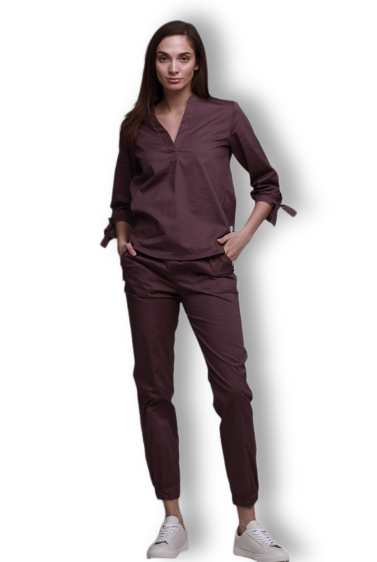 Medical suit 40789 Eggplant