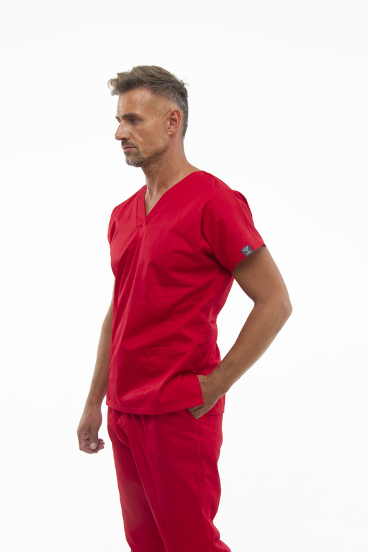 Traje médico 0181 Rojo