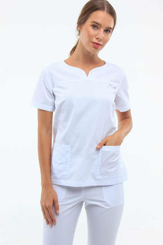 Traje médico 1381 Blanco