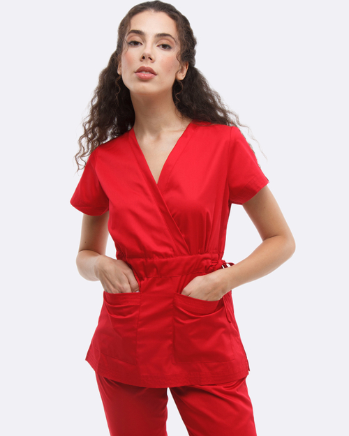 Медичний костюм 1981 Червоний