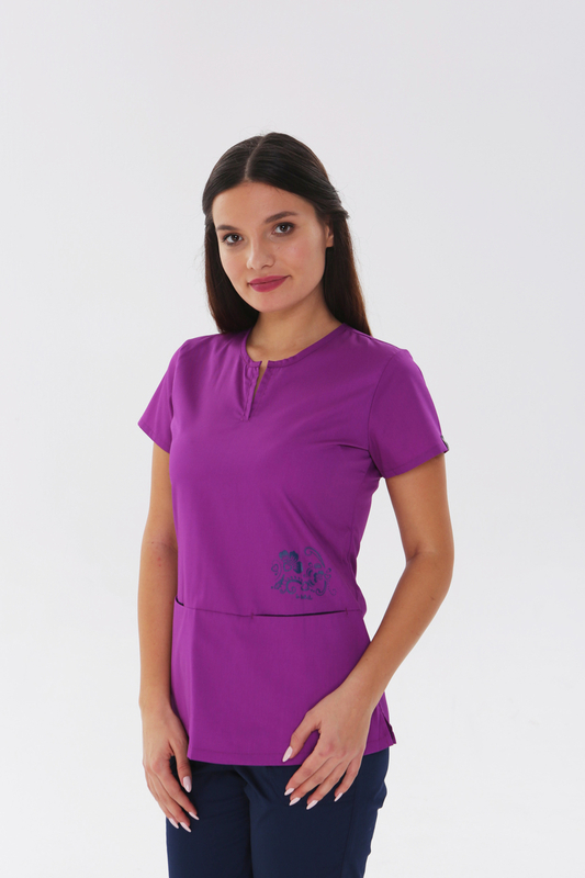 Top médico 18 Morado