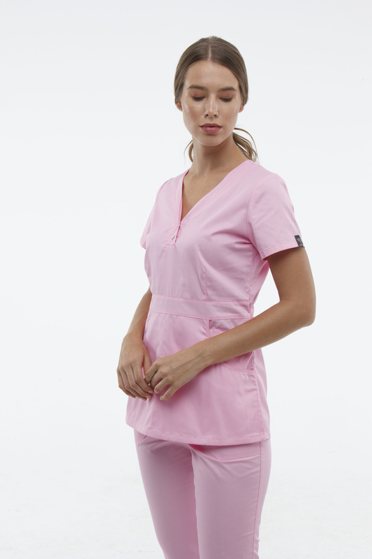 Traje médico 1181 Rosa claro