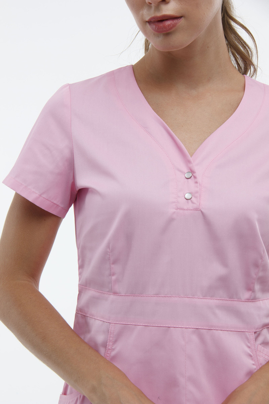 Traje médico 1181 Rosa claro