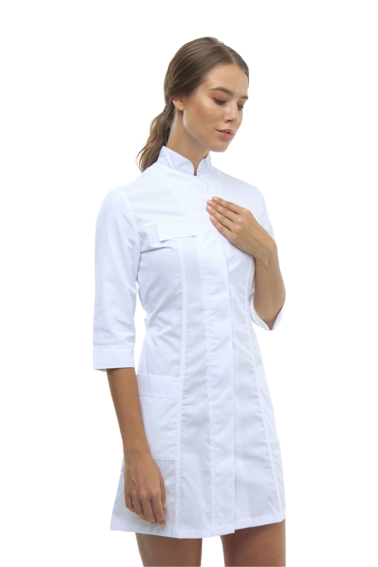 Bata medica 105 Blanca