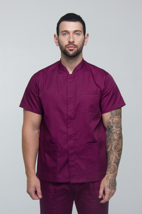 Медичний костюм 20182 Баклажановий