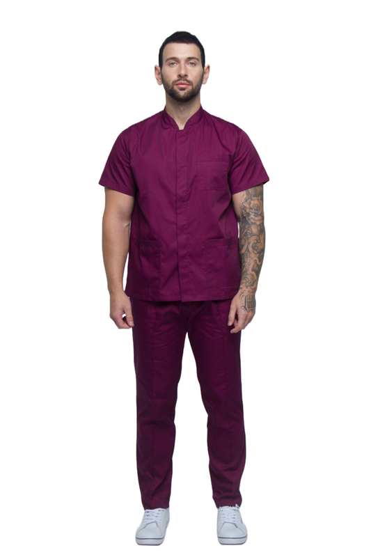 Traje médico 20182 Berenjena