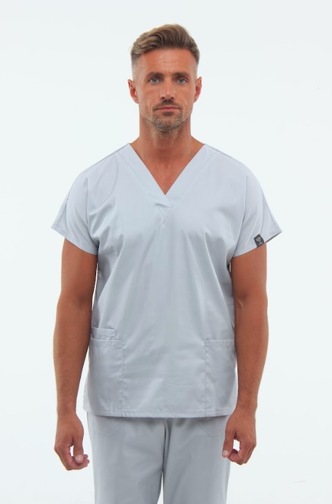 Traje médico 0181 Gris claro