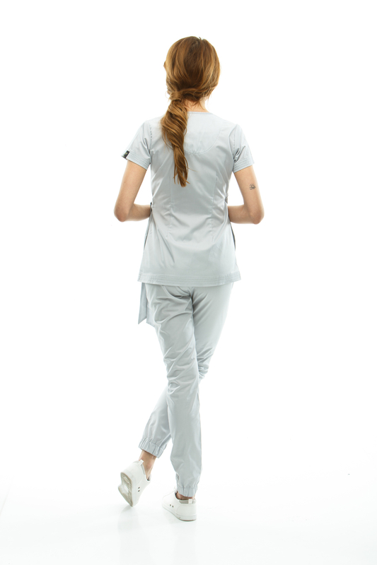 Traje médico 2889 Gris claro