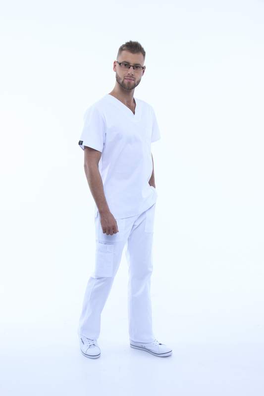 Traje médico 0284 Blanco