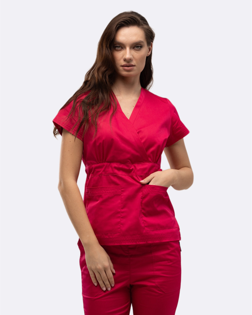 Медичний костюм 1981 Малиновий