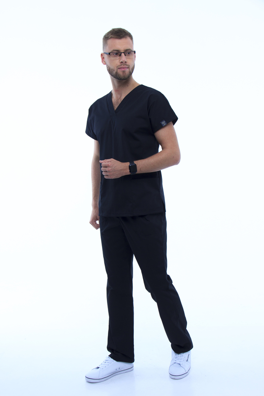 Traje médico 0181 Negro