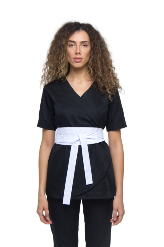 Traje médico 3387 Negro