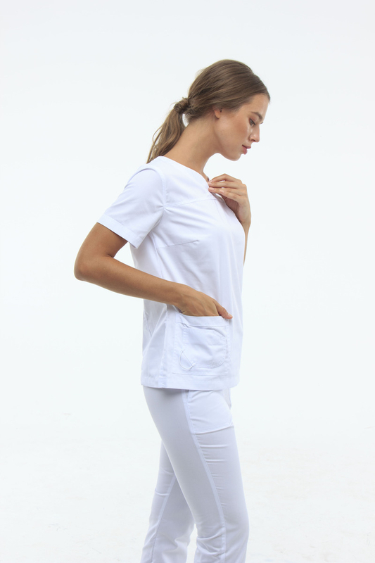 Traje médico 1381 Blanco