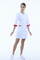 Bata médica 131 Blanco/Frambuesa Bata médica 131 Blanco/Frambuesa