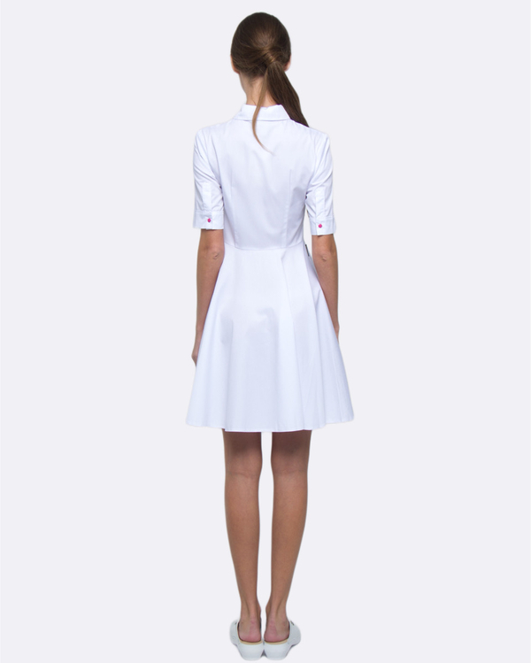 Vestido médico 119 Blanco